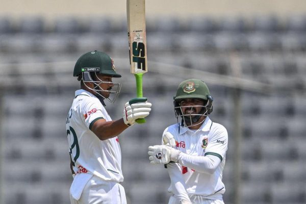 Shanto's Century Propels Bangladesh in Test Match Against Pakistan