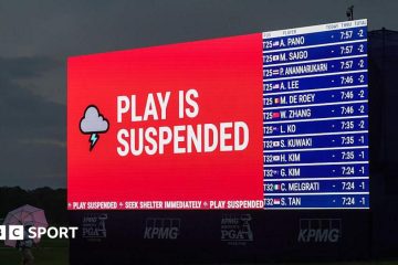 Bad Weather Delays Final Round of Women's PGA Championship