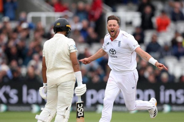 Robinson Shines as Rain Disrupts England's Test Match at Lord's
